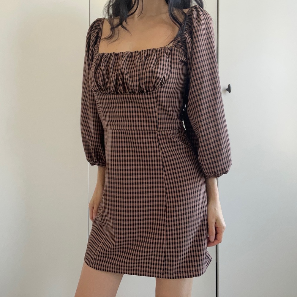 NWT Capulet gingham mini dress XS